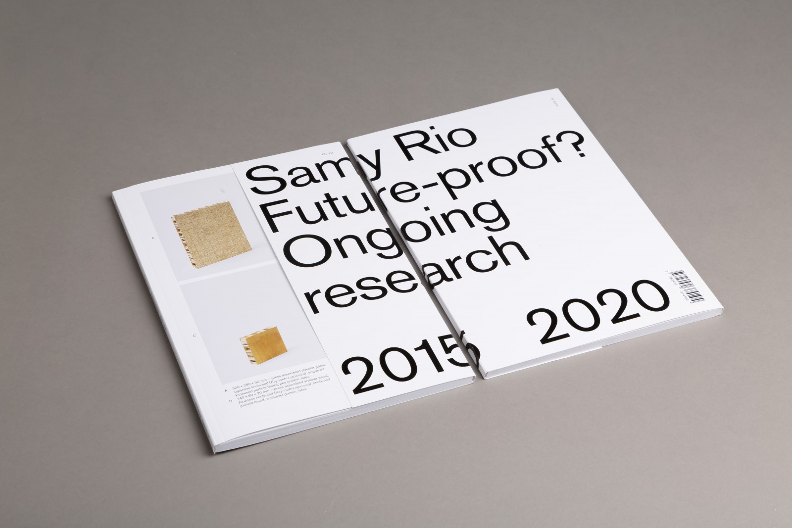 Collection 01 • Samy Rio, Future–proof ? Ongoing research (2015–2020)